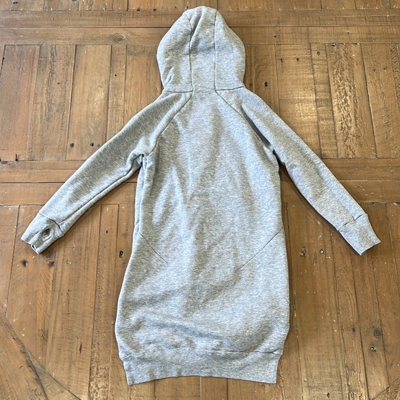 Nununu gray zip front sweatshirt dress - Picture 7 of 7